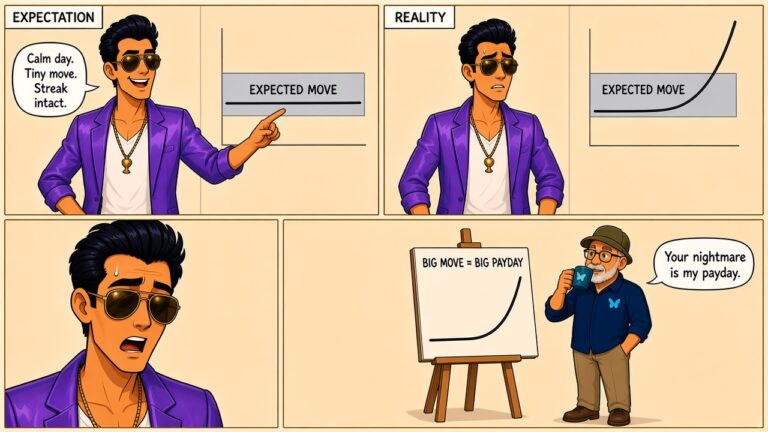 S1E4: Expected move vs actual move